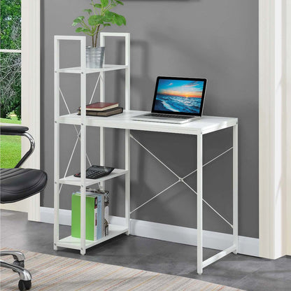 Designs2Go Office Workstation Desk with Shelves