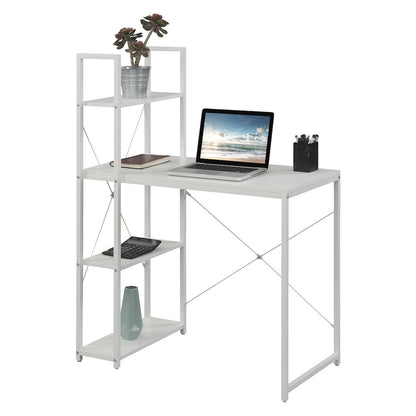 Designs2Go Office Workstation Desk with Shelves