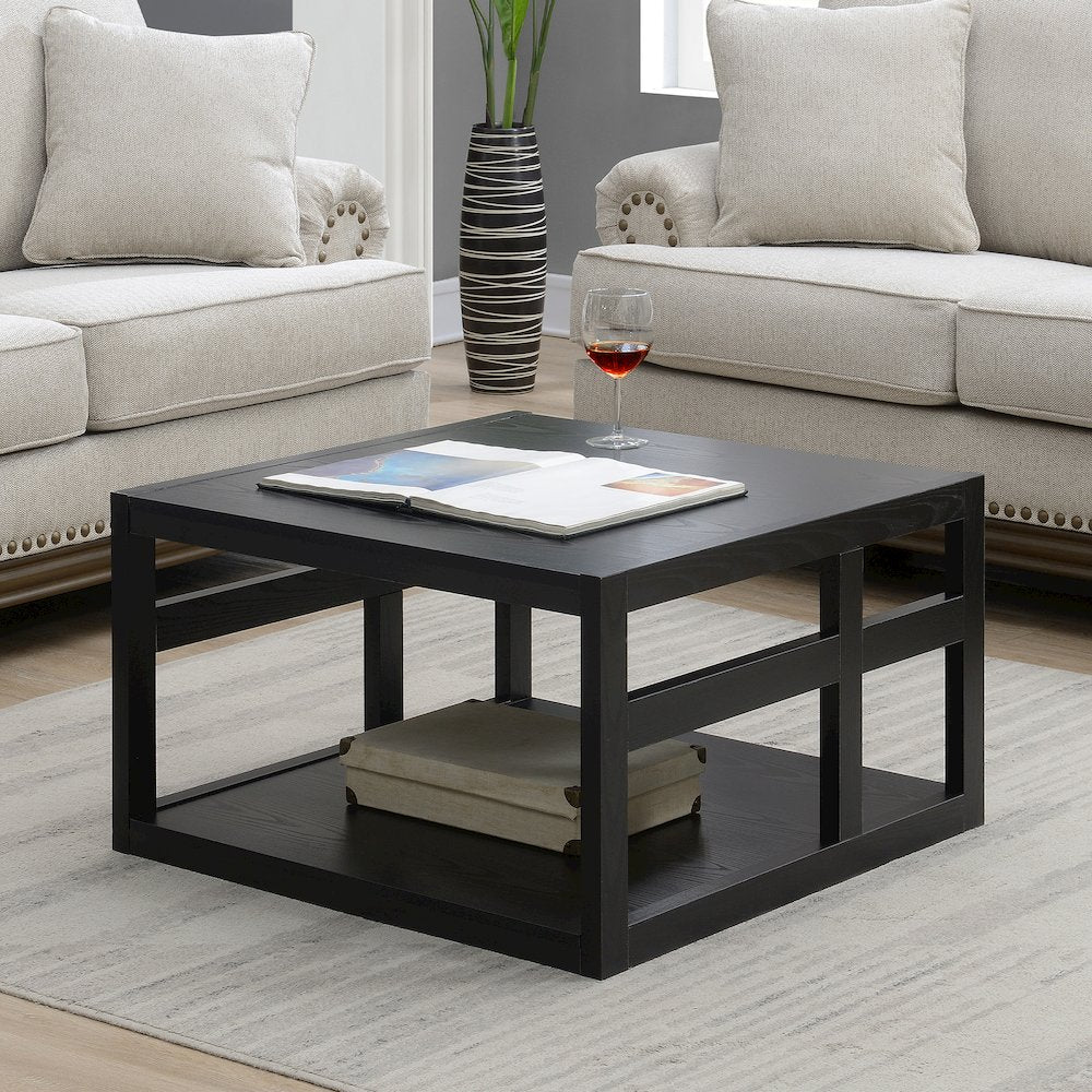 Monterey Square Coffee Table with Shelf