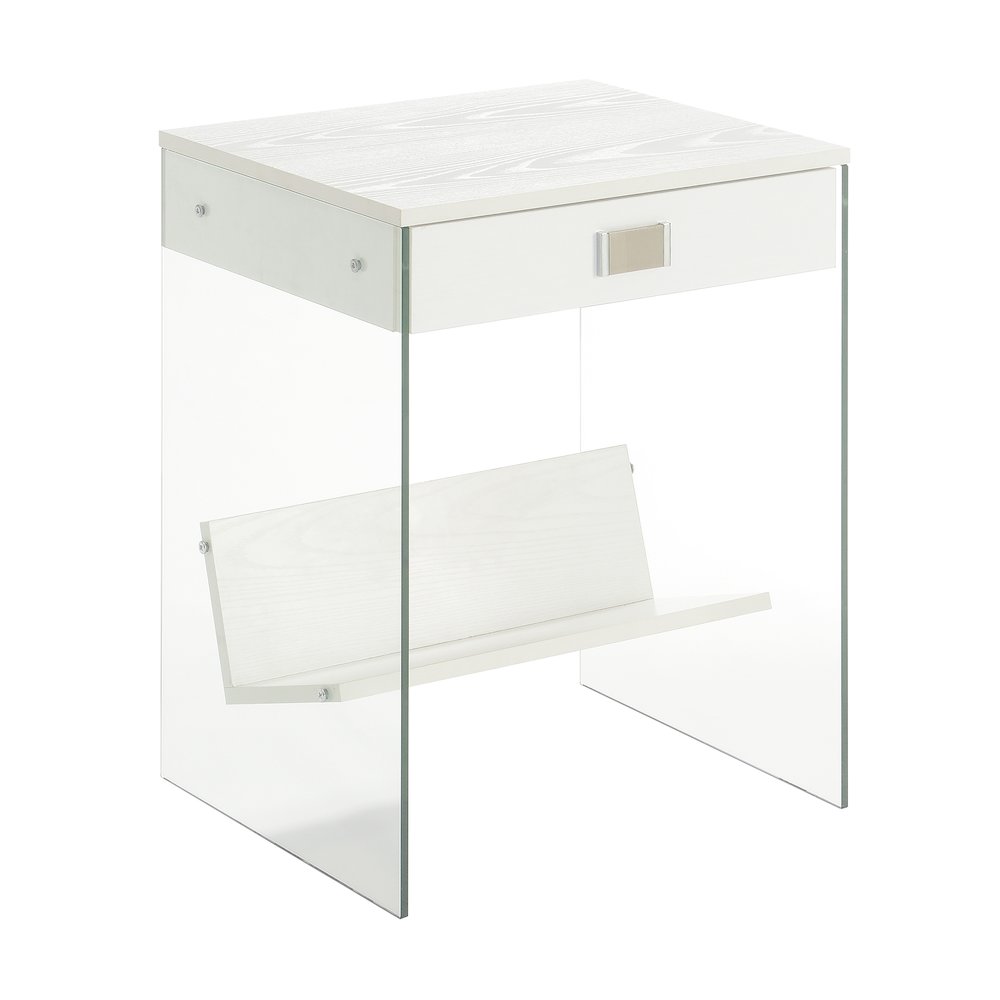 SoHo 1 Drawer End Table with Shelf