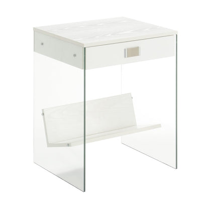 SoHo 1 Drawer End Table with Shelf