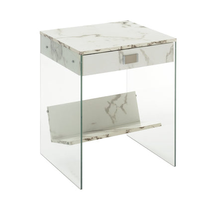 SoHo 1 Drawer End Table with Shelf