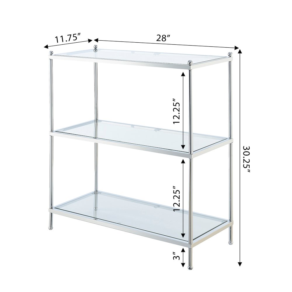 Royal Crest 3 Tier Bookcase