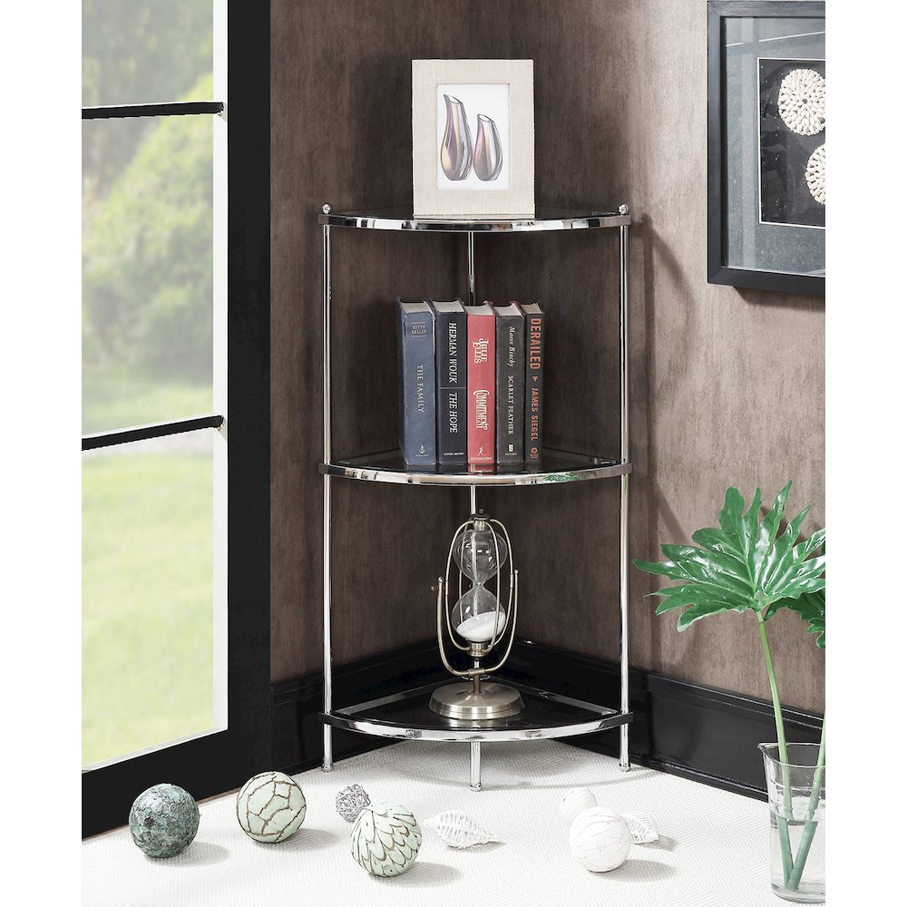 Royal Crest 3 Tier Corner Shelf