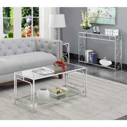 Omega Chrome Coffee Table