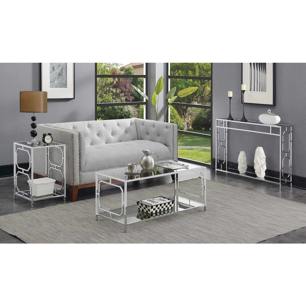 Omega Chrome Console Table