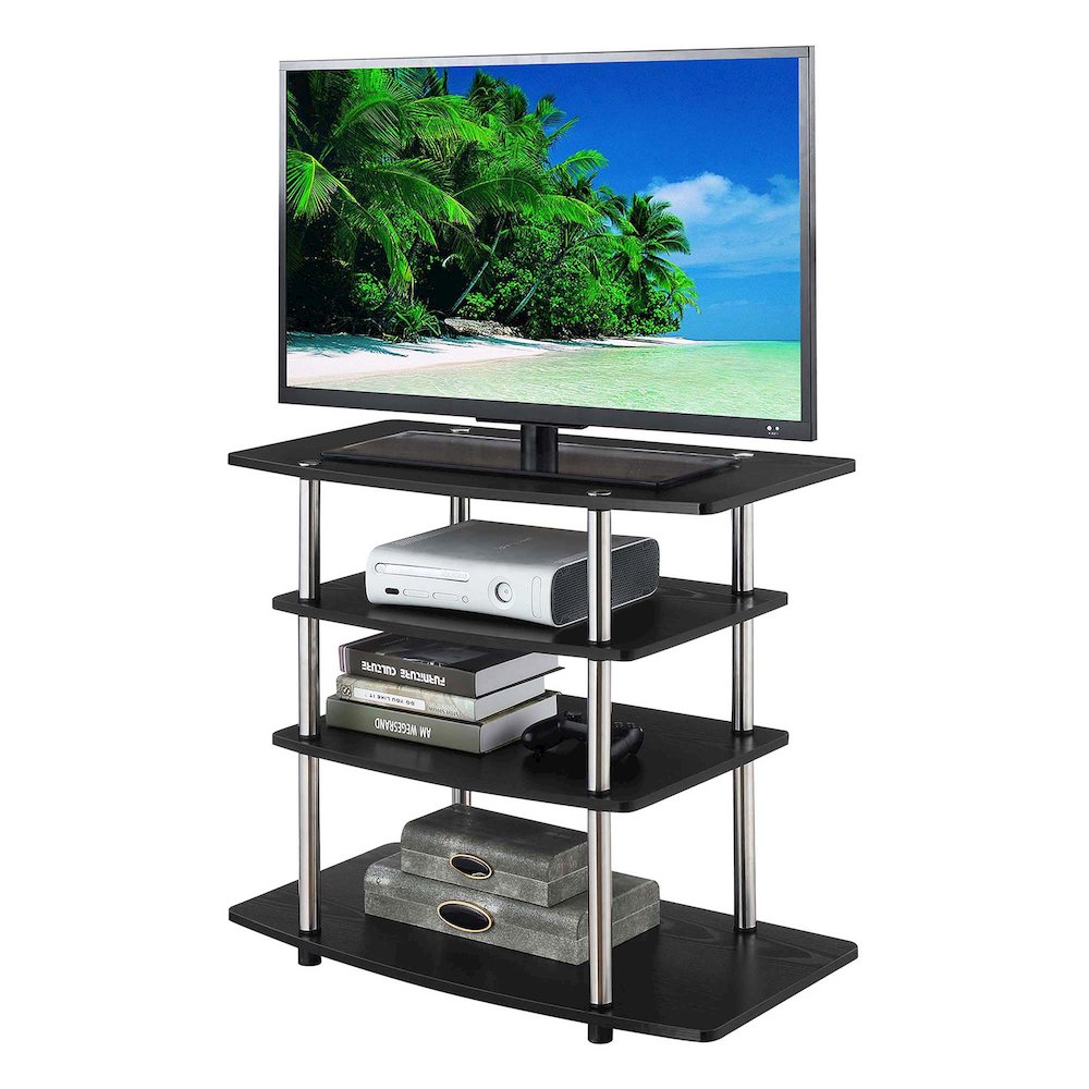 Designs2Go No Tools 37 inch Highboy 4 Tier TV Stand