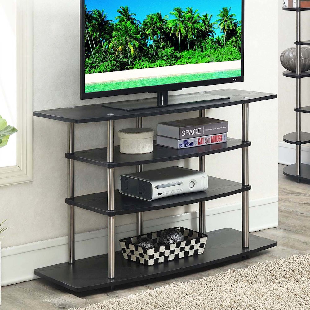 Designs2Go No Tools Wide Highboy TV Stand