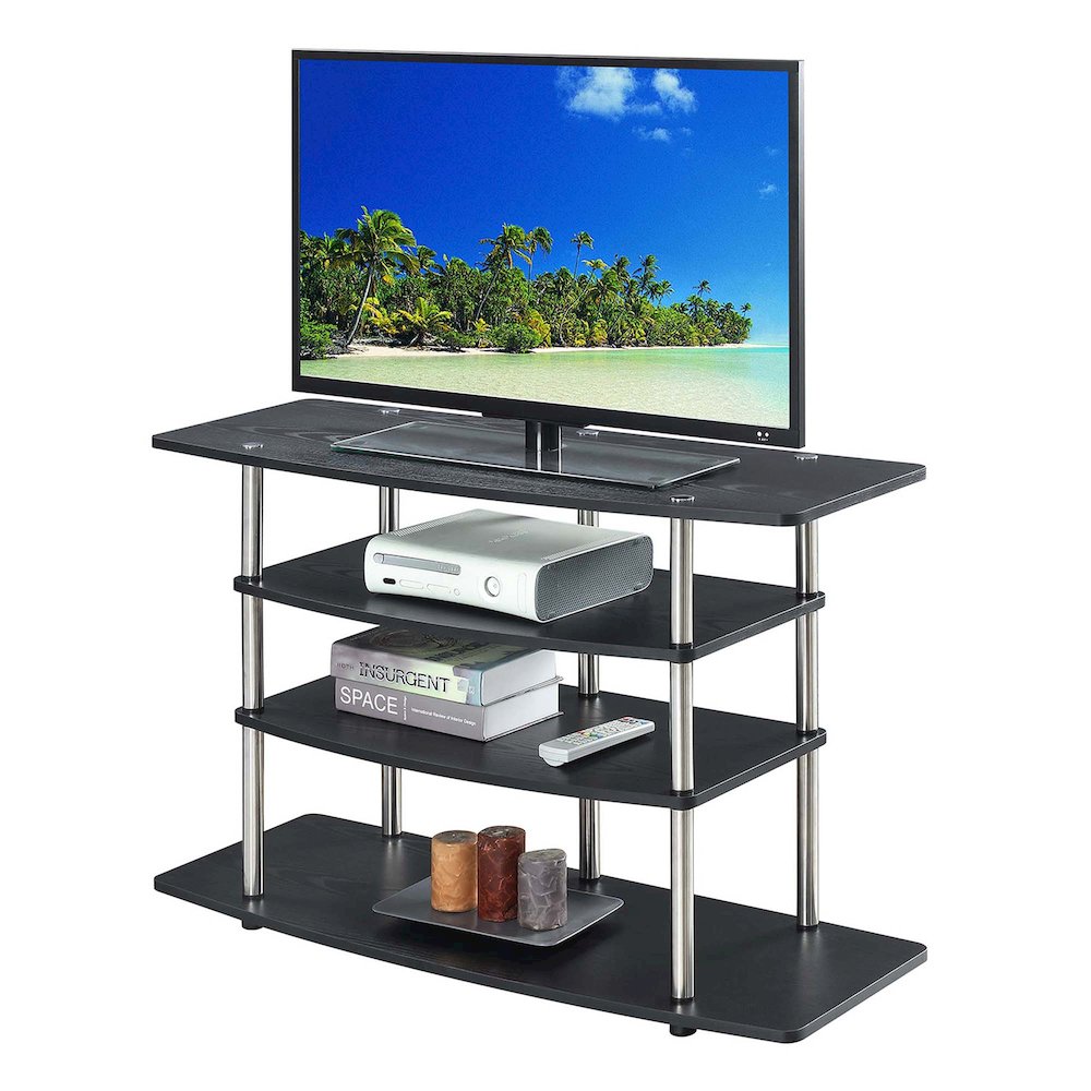 Designs2Go No Tools Wide Highboy TV Stand