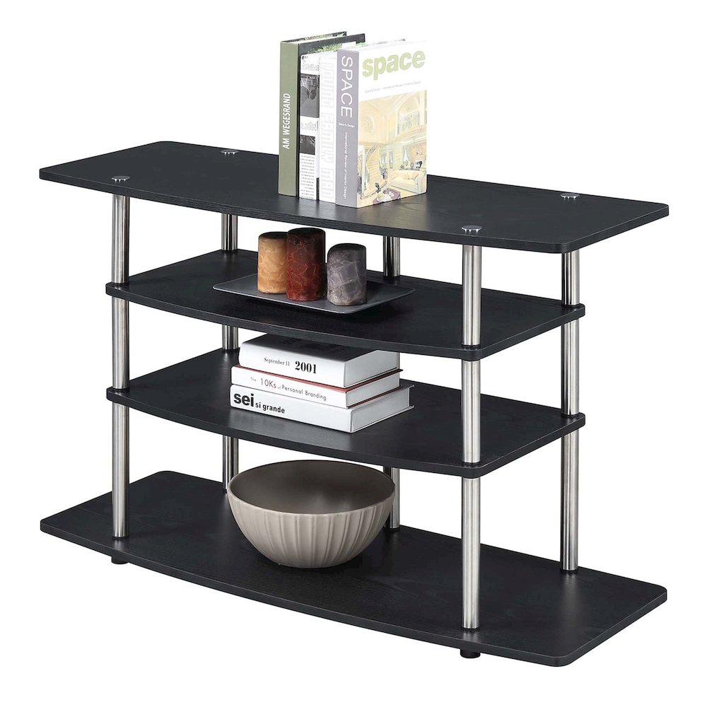 Designs2Go No Tools Wide Highboy TV Stand