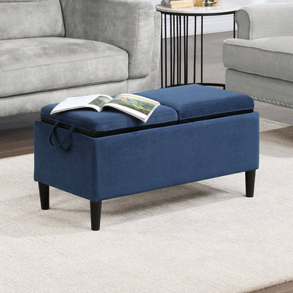Designs4Comfort Magnolia Storage Ottoman with Trays