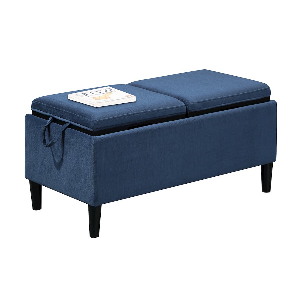 Designs4Comfort Magnolia Storage Ottoman with Trays