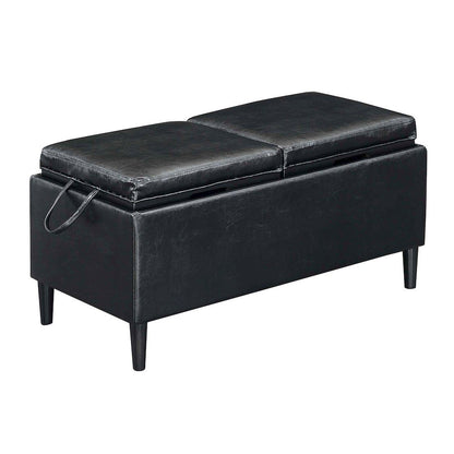 Designs4Comfort Magnolia Storage Ottoman with Trays