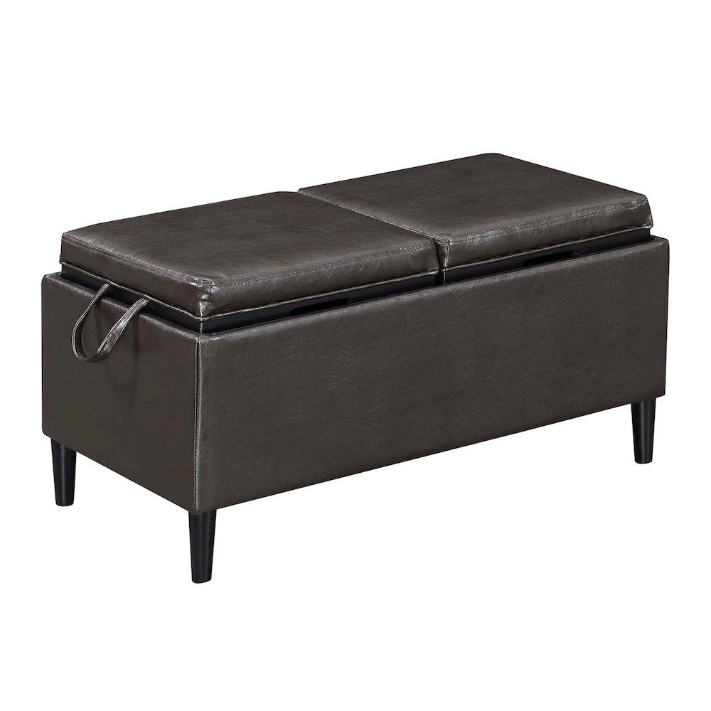 Designs4Comfort Magnolia Storage Ottoman with Trays