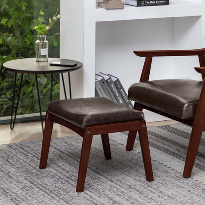 Designs4Comfort Natalie Accent Ottoman Stool Espresso