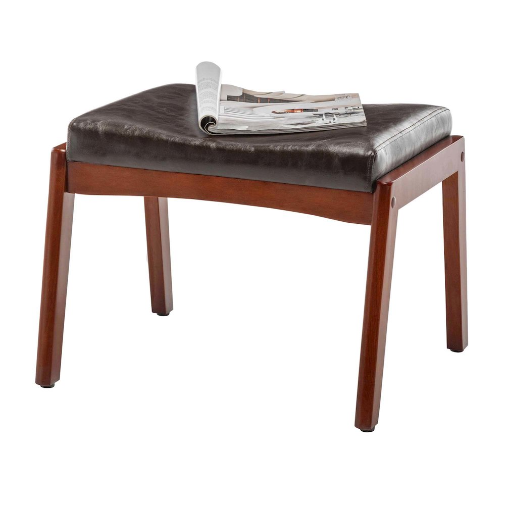 Designs4Comfort Natalie Accent Ottoman Stool Espresso