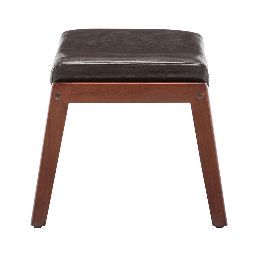 Designs4Comfort Natalie Accent Ottoman Stool Espresso
