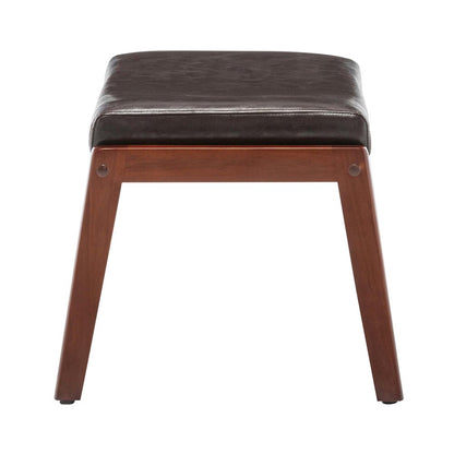 Designs4Comfort Natalie Accent Ottoman Stool Espresso