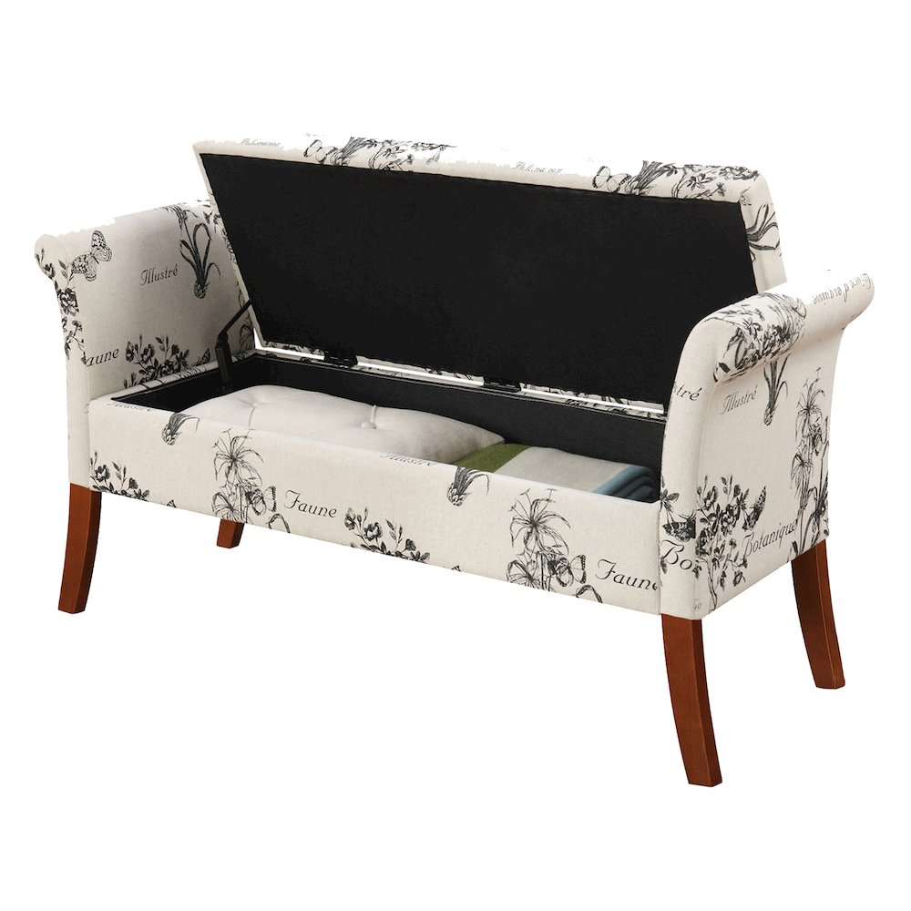 Designs4Comfort Garbo Entryway Storage Bench