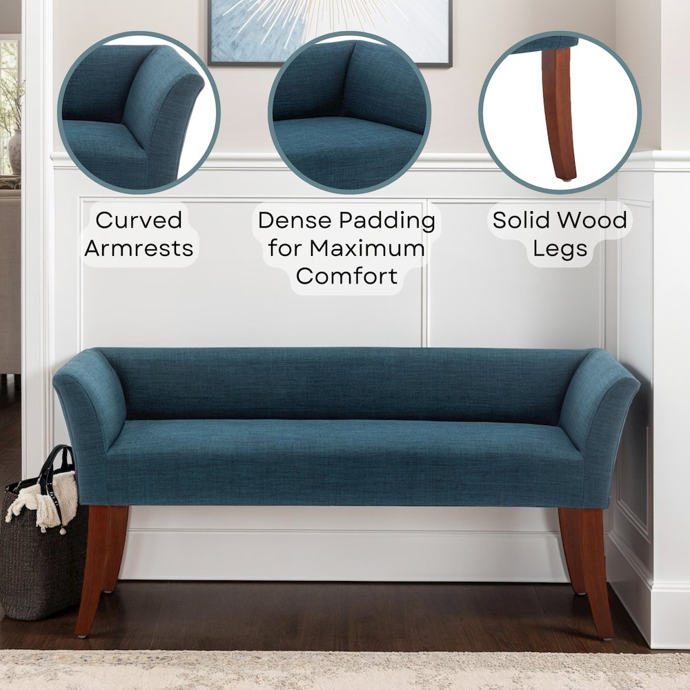 Designs4Comfort Ella Entryway Window Accent Seating Bench