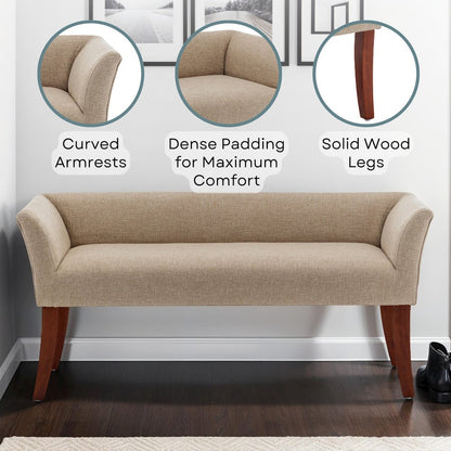 Designs4Comfort Ella Entryway Window Accent Seating Bench