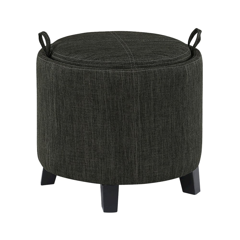 Designs4Comfort Oscar Storage Ottoman with Reversible Tray