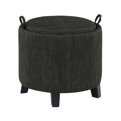 Designs4Comfort Oscar Storage Ottoman with Reversible Tray