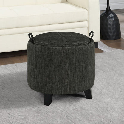 Designs4Comfort Oscar Storage Ottoman with Reversible Tray