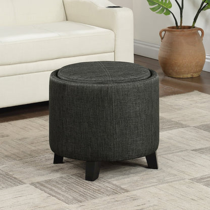 Designs4Comfort Oscar Storage Ottoman with Reversible Tray
