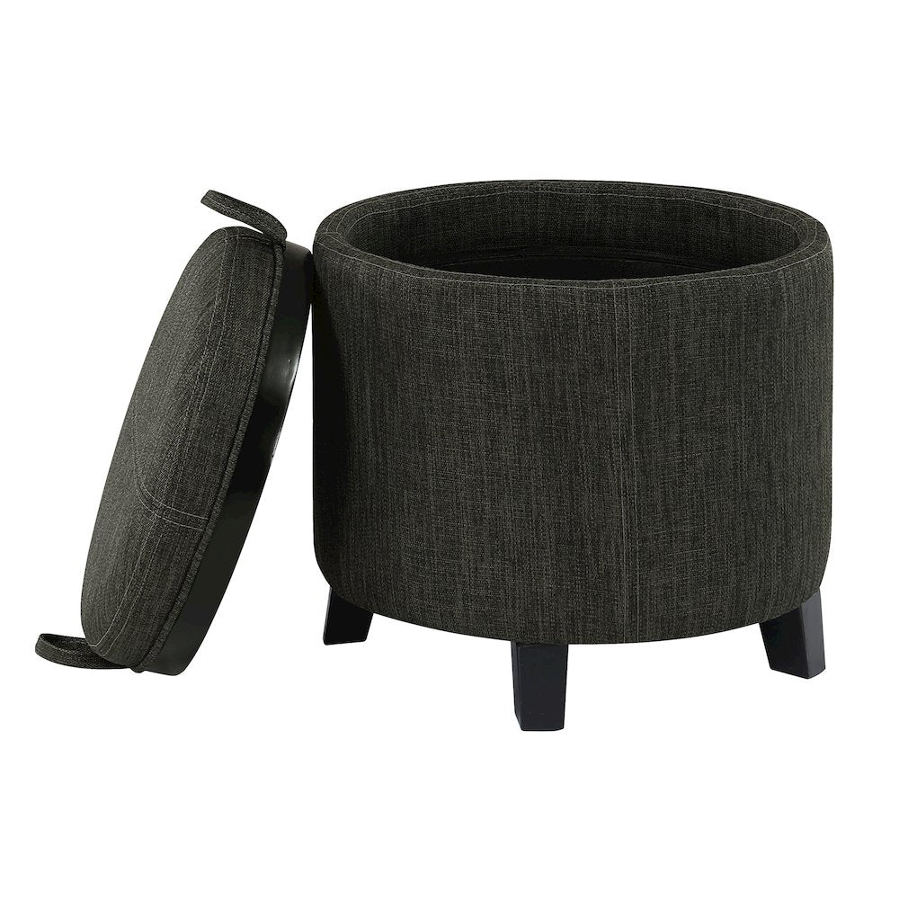 Designs4Comfort Oscar Storage Ottoman with Reversible Tray