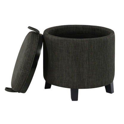 Designs4Comfort Oscar Storage Ottoman with Reversible Tray