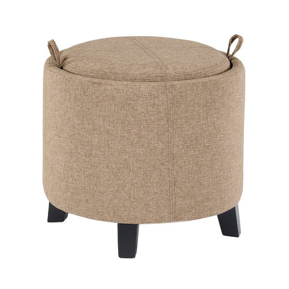 Designs4Comfort Oscar Storage Ottoman with Reversible Tray