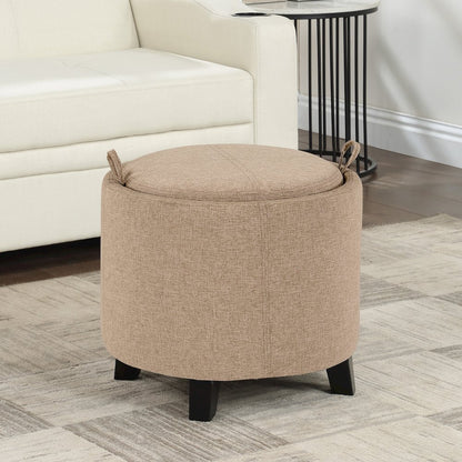 Designs4Comfort Oscar Storage Ottoman with Reversible Tray
