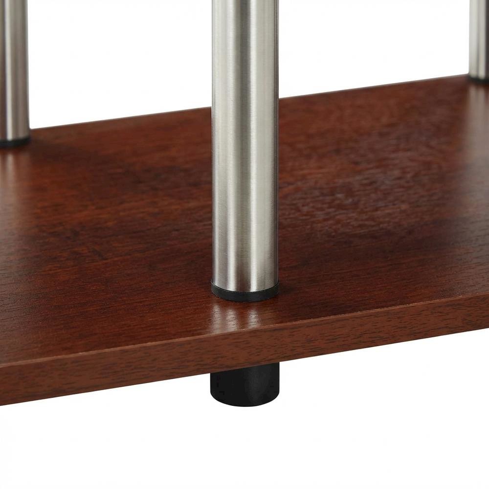 Contemporary Brown Particle Board TV Stand for up to 46-Inch TVs