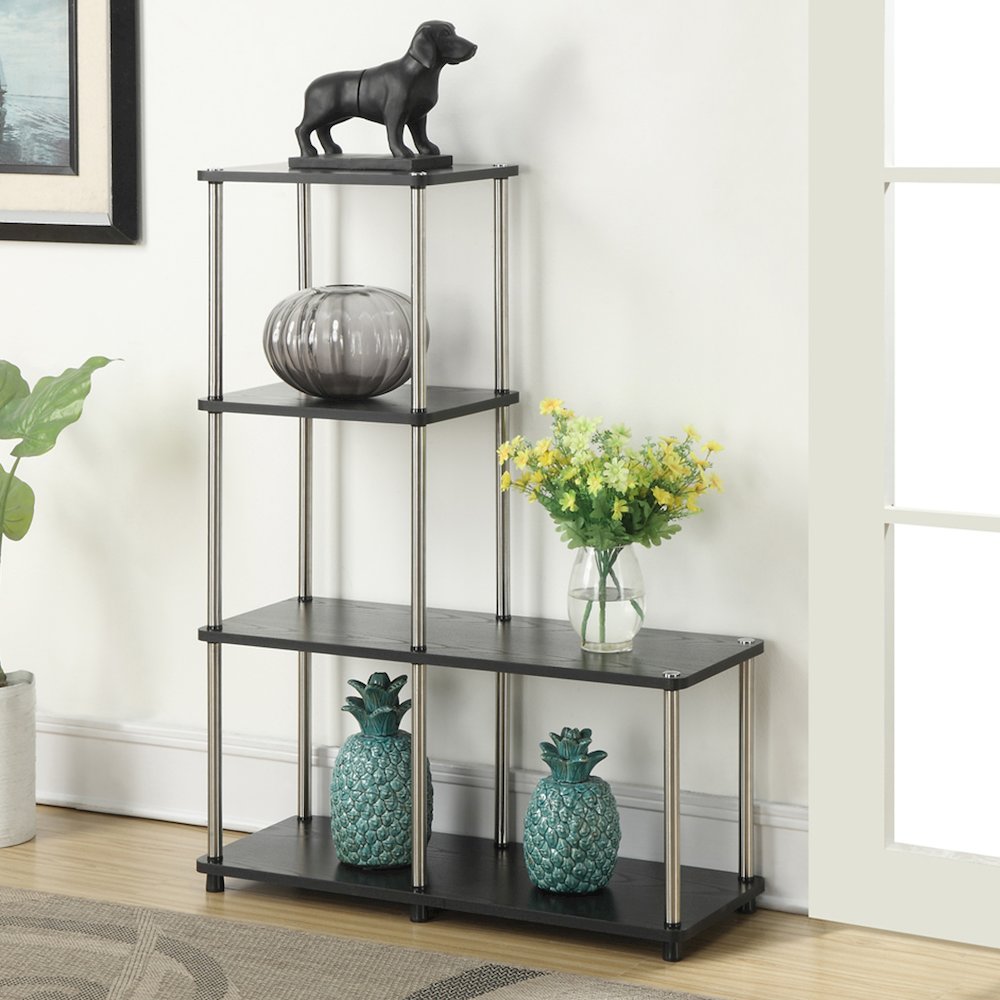 Designs2Go Multi Shelf "L" Bookshelf