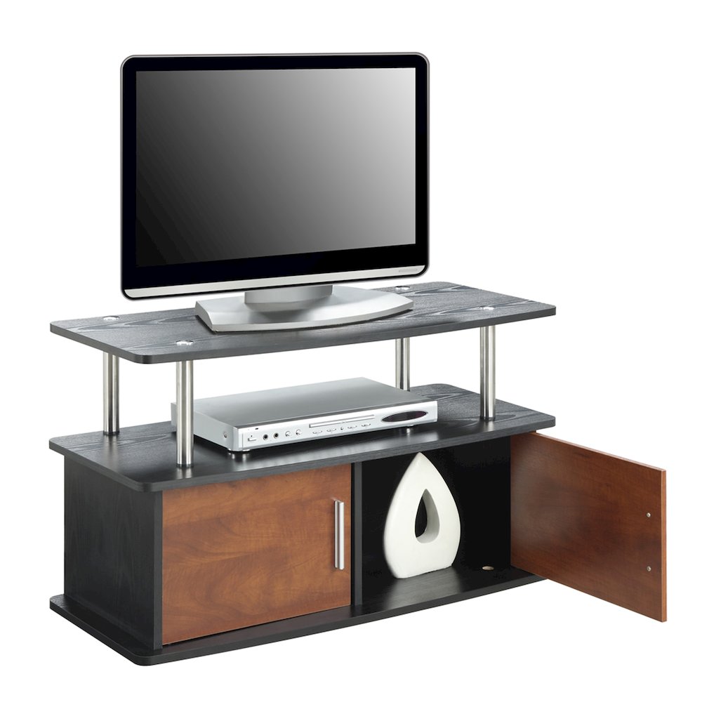 Designs2Go Deluxe 2 Door TV Stand with Cabinets