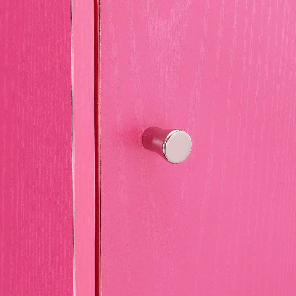 Xtra Storage 1 Door Cabinet with Shelf, Pink