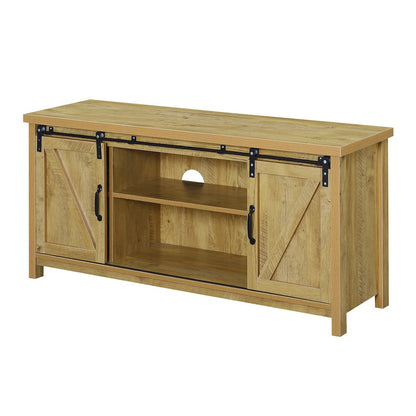 Blake Barn Door TV Stand English Oak