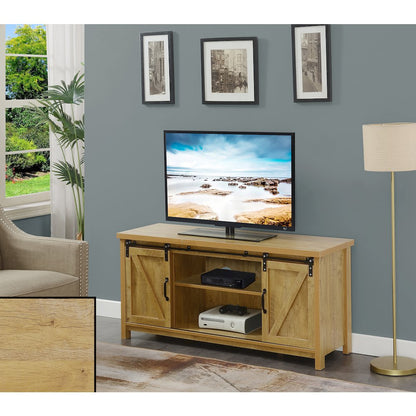 Blake Barn Door TV Stand English Oak
