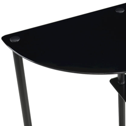 Designs2Go Classic Glass 3 Tier Display Entryway Hall Table