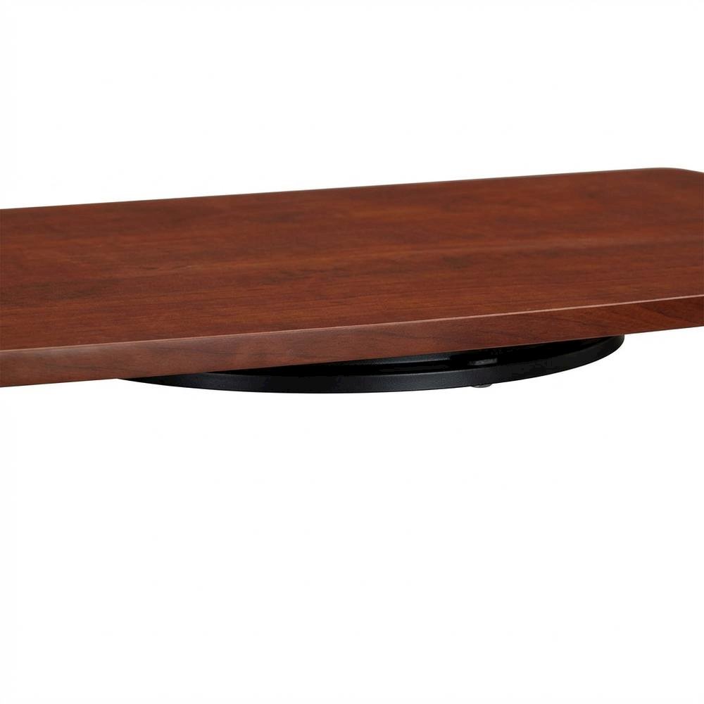 Brown TV stand - swivel riser, 37-inch screens, contemporary style