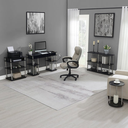 Designs2Go No Tools 2 Tier Round End Table