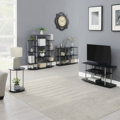 Designs2Go No Tools 2 Tier Round End Table
