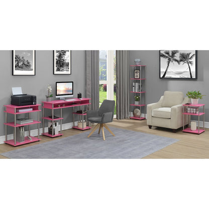 Designs2Go No Tools 5 Tier Tower, Pink