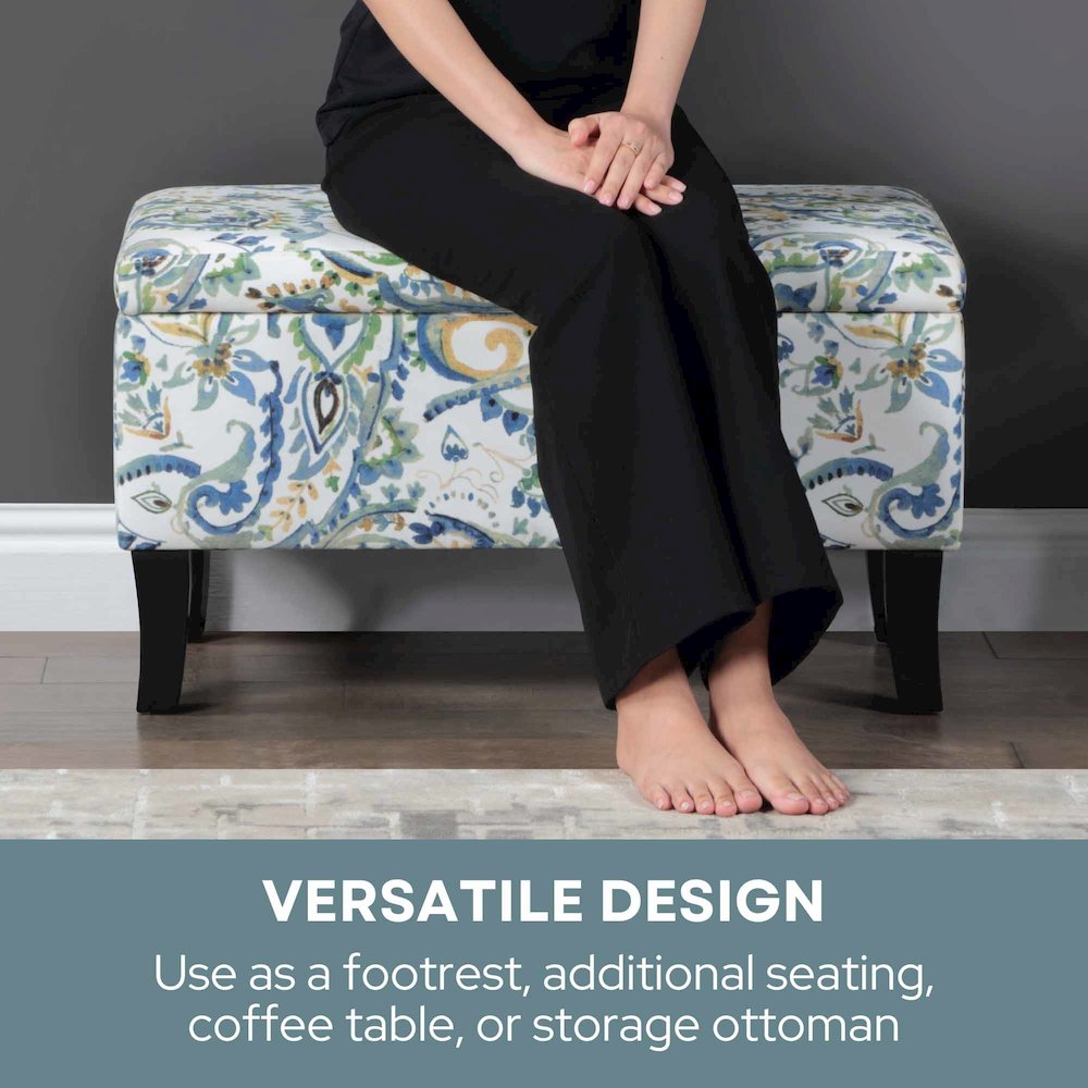Designs4Comfort Winslow Storage Ottoman Bench