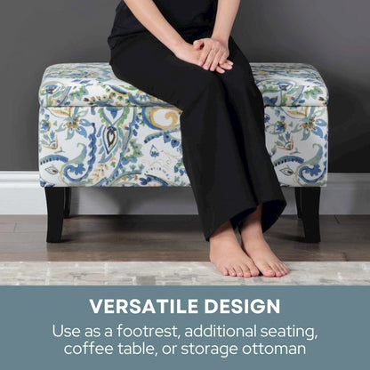 Designs4Comfort Winslow Storage Ottoman Bench