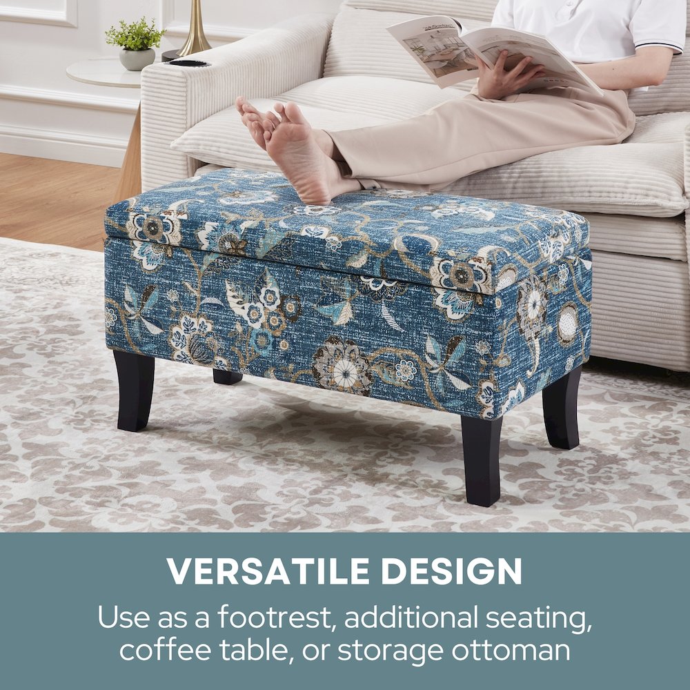 Designs4Comfort Winslow Storage Ottoman Bench