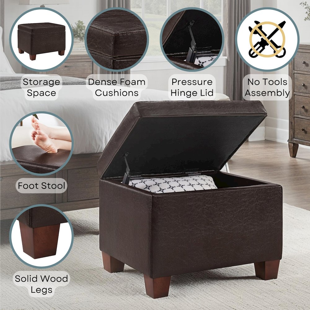 Madison Storage Ottoman