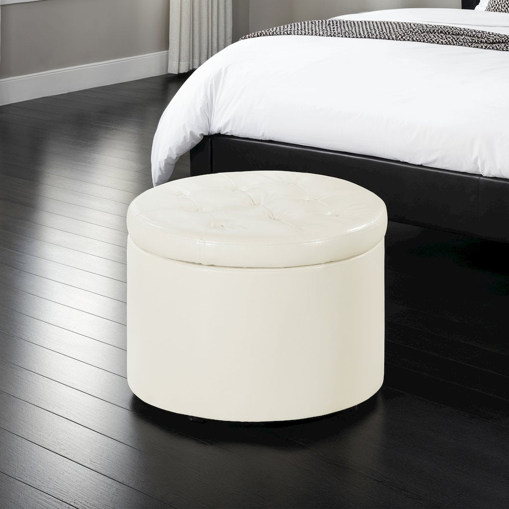 Designs4Comfort Round Shoe Ottoman