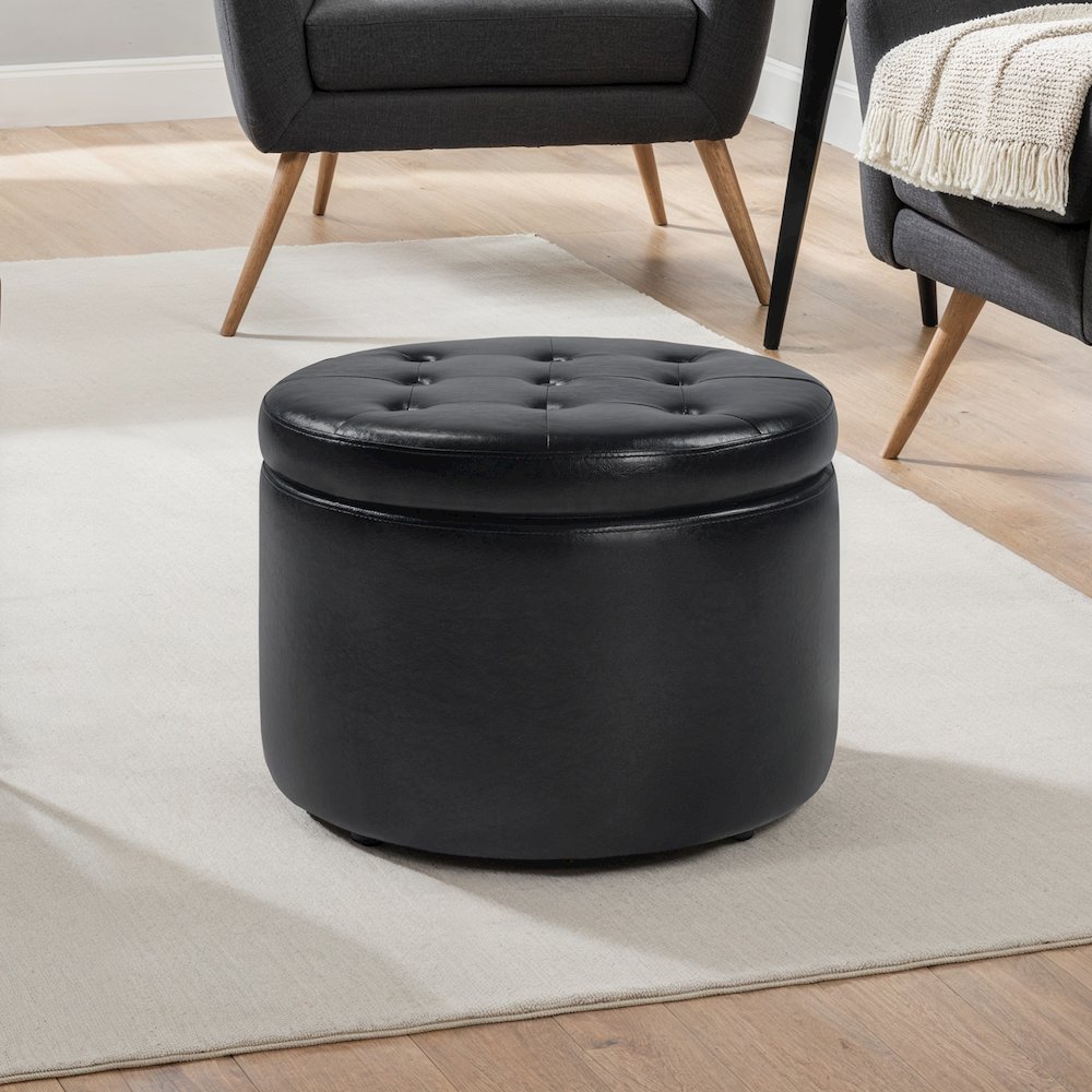 Designs4Comfort Round Shoe Ottoman